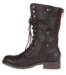 Sweet Beauty Womens Terra 01 Lace up Combat Boots  