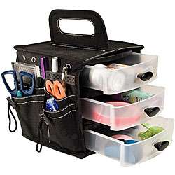 Tote Ally Cool! Black Drawer Tote  Overstock