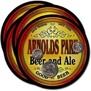  Arnolds Park, IA Beer & Ale Coasters   4pk Everything 