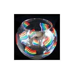  Pride Rainbow Design   Hand Painted   19 oz. Bubble Ball 