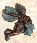 Cast Bronze Fairy with Grapes Door Knocker  