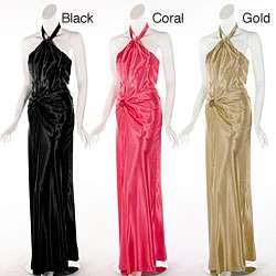 Aspeed Womens Halter style Formal Dress  Overstock