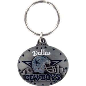  Dallas Cowboys Pewter Team Design Keychain: Sports 