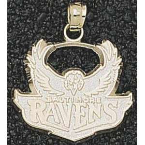  Baltimore Ravens Logo Gold Pendant: Sports & Outdoors