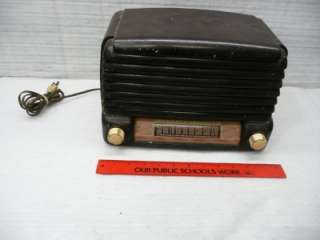   Model 107 Vintage tube radio usa retro old bakelite ? am  