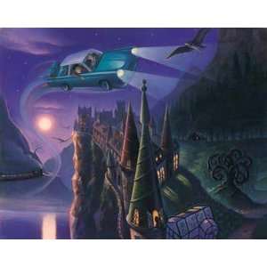 Mary Grandpre   Harry Potter   The Enchanted Car Giclee on 