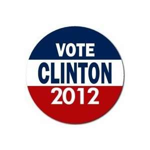 VOTE CLINTON 2012 Pinback Button 1.25 Pin / Badge President Hillary 
