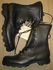   PAIR OF 1987 DATED SIZE 8 N BELLEVILLE LEATHER SPEED LACE COMBAT BOOTS