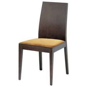  TemaHome Horizon Chocolate & Fabric Chair: Home & Kitchen