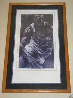 Shaquille ONeal Stephen Holland Autographed Print  