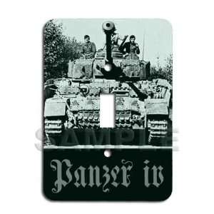 Panzer IV   Glow in the Dark Light Switch Plate