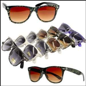 Wayfarer Sunglasses Rainbow Frames Free Matching Pouch  