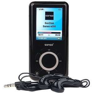 com SanDisk Sansa e280 8GB  Player w/FM/Voice Record (Black)  