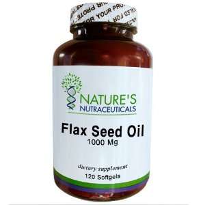  Natures Nutraceuticals Flax Seed Oil 1,000 Mg Softgels 