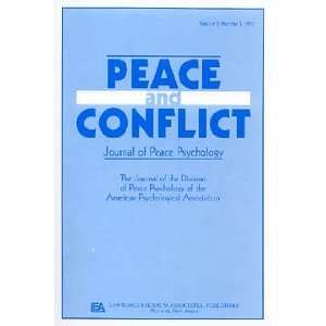   of Peace Psychology (Volume 3, Number 1) Milton Schwebel Books