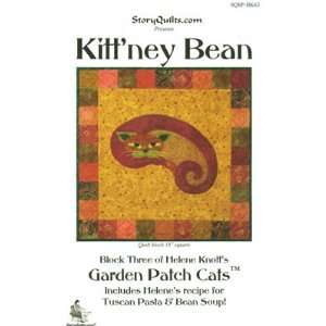  Kittney Bean quilt pattern, Garden Patch Cats, by Helene 
