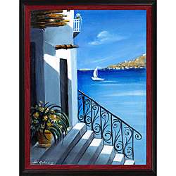 Susi Galloway A Greek Afternoon Framed Canvas Art  