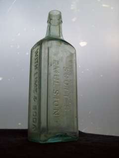 OLD Cod Liver Oil Bottle Scotts Emulsion Late 1800s  
