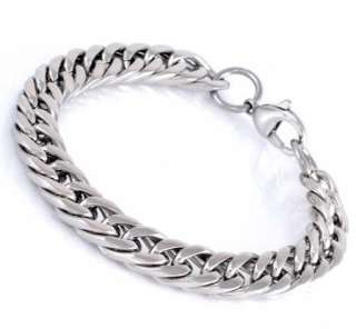 Stainless steel Cuban curb bracelet approx. 9.0 length  