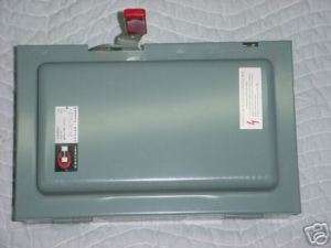 CUTLER HAMMER 60 AMP. SAFETY SWITCH 3 POLE ( NEW)  