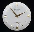 Vintage Gruen watch 510 dial and hands set yellow gold color