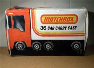 1978 Lesney Matchbox 36 Car Carrying Case  