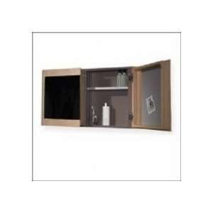  Whitehaus WHAEMEB02 Double Door Medicine Cabinet W/ Mirror 
