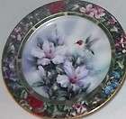 The Ruby Throated Humming Bird by Lena Liu Collector Plate Bradex 84 