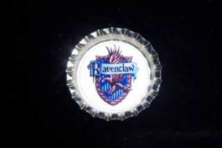 HARRY POTTER CRESTS AND BOOKS ~ BOTTLE CAP CHARMS  