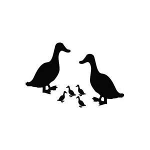  Duck Family   Animal Decal Vinyl Car Wall Laptop Cellphone 