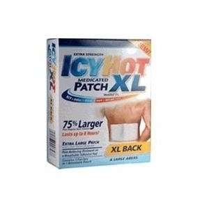 Icy Hot Patch Xl Back & Large Areas 3 Patches Beauty
