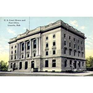  U.S. Court House, Post Office, Lincoln, Nebraska PREMIUM 