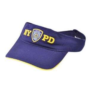   CITY OF NEW YORK NYPD POLICE VISOR HAT BLUE