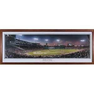 Boston Red Sox Rivalry at Fenway Hardwood Framed Poster  