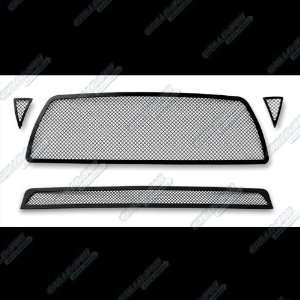 05 10 Toyota Tacoma Black Stainless Steel Mesh Grille Grill Combo 