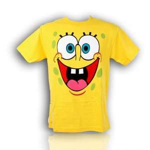 Mens funny Spongebob Squarepants full face adult shirt New sizes S M L 