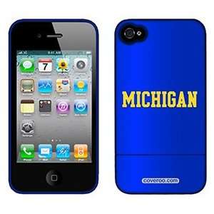  University of Michigan Michigan on Verizon iPhone 4 Case 
