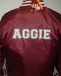 NCAA Texas A&M Aggies Throwback Plush Jacket M L XL 2XL  