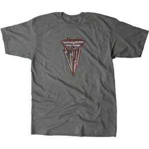  Fly Racing T Storm T Shirt   Small/Grey: Automotive