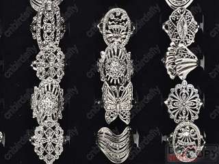 Wholesale 120pcs Mixed Elegant metal Alloy beads Rings  