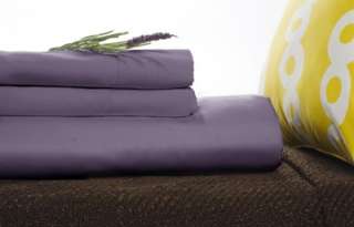 Bamboo Sheet Set Bed Bedding Queen Lavender Purple New  