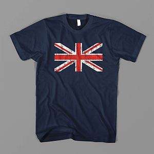 UK British Union Jack Flag 80s Punk Rock Def EMO VINTAGE FUNNY TEE T 