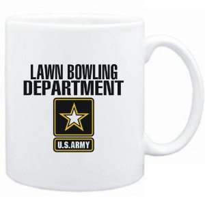  Mug White  Lawn Bowling DEPARTMENT / U.S. ARMY  Sports 