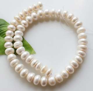 12mm naturally white pearl loose beads 15.5long  