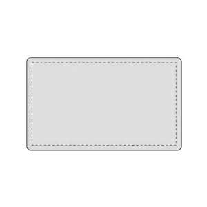  10 Mil   Blank, clear laminate pouch for business card 