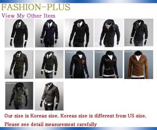 Mens jackets dandy safari JUMPER Coats Korea Style RJ4  