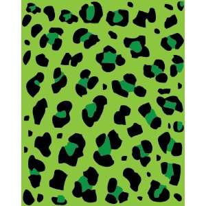  LEOPARD PRINT PATTERN Green and Black Vinyl Decal Sheets 