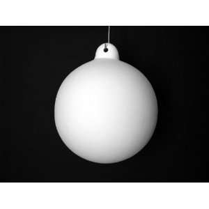 Ceramic bisque unpainted Christmas tree ball ornament 3.5 case of 10 