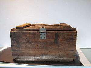 Vintage Supply Box, ammunition box, tool box  