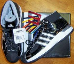 Adidas Team Color Pro Black Basketball Shoes, NWT  